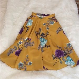 ModCloth floral skirt